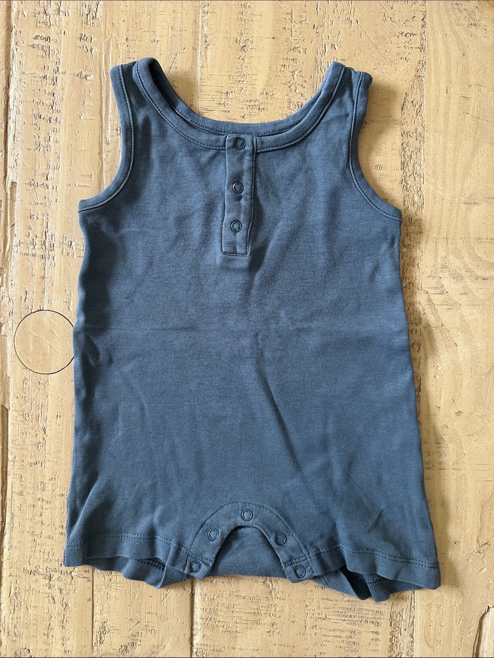 Colored Organics Nile Romper, 6-12M